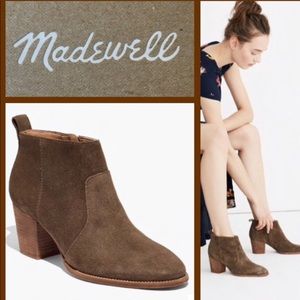 New in Box Madewell Brenner Suede Boot